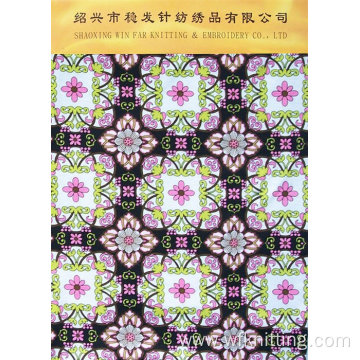 Knitted 100% Polyester Digital Printing Jersey Fabric